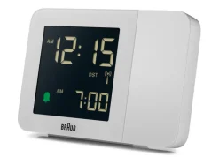 BRAUN Funkwecker 13 cm weiß