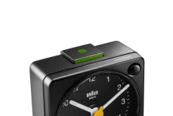 BRAUN Quarz-Wecker schwarz matt