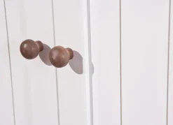 Buffet JACOB 6.2 weiß Massivholz / braun