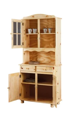 Buffet THEO 88x198x43 cm Massivholz Kiefer Natur