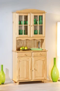 Buffet THEO 88x198x43 cm Massivholz Kiefer Natur