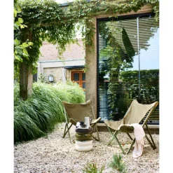 BULB Beistelltisch 34 x 44 cm rund grün mehrfarbig