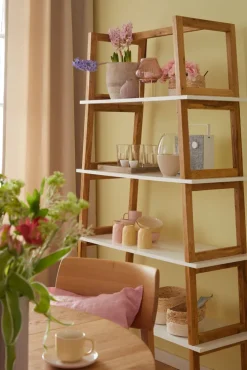 casaNOVA Aufbewahrungskorb 23 x 18 cm weiß/ beige