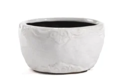 casaNOVA Übertopf ANTIK 14 cm weiß