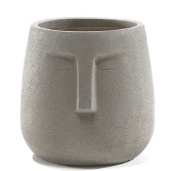 casaNOVA Übertopf SLEEPING FACE 29 cm beige