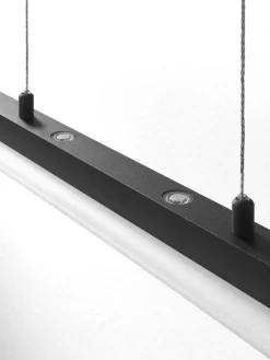 casaNOVA CCT LED Pendellampe SMOOTH 100 cm schwarz