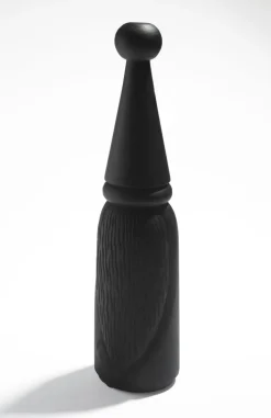 casanova Dekofigur Weihnachtsmann 40 cm schwarz