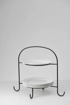 casaNOVA Etagere 34 cm schwarz