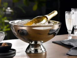 casaNOVA Flaschenkühler Champagner 32 cm Edelstahl