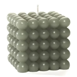 casaNOVA Kerze BUBBLES 9 x 9 cm mint