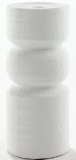 casaNOVA Kerzenständer groß 38,5 cm weiß