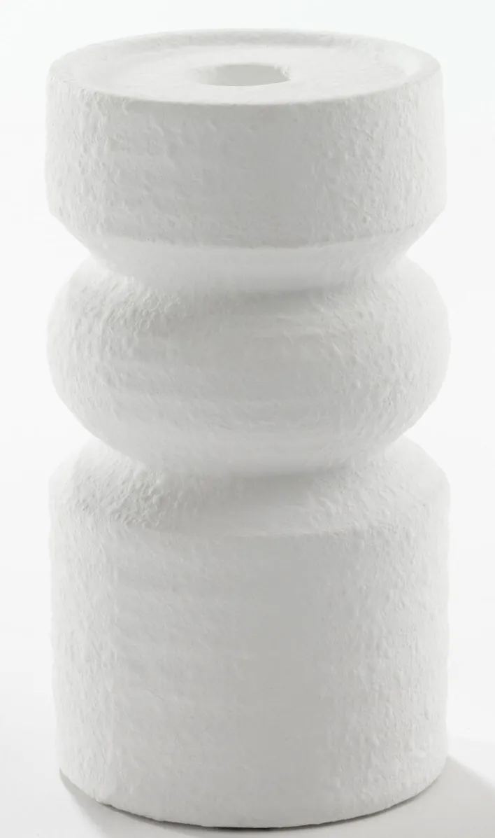 casaNOVA Kerzenständer klein 20 cm weiß