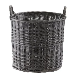 casaNOVA Korb mit 2 Henkel MITTERNACHT 41 cm