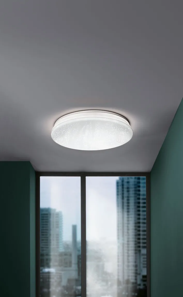 casaNOVA LED Deckenlampe AGADIR PLUS mit Sterneffekt 57 cm weiß