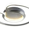 casaNOVA LED Deckenlampe CHICO nickelfarbig