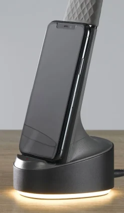 casaNOVA LED Schreibtischlampe JAZZ Qi schwarz