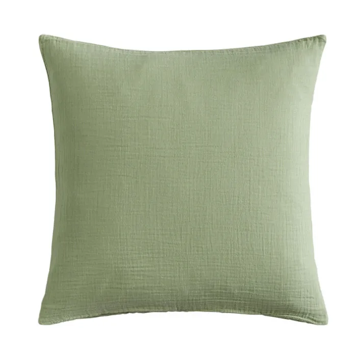 casaNOVA Musselin-Kissenhülle GRETA 45 x 45 cm salbeigrün
