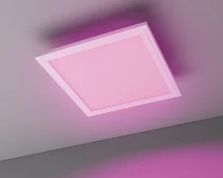 casaNOVA Smart Home CCT LED Deckenlampe COLORES 30 x 30 cm weiß