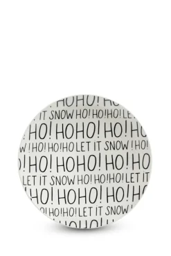 casaNOVA Teller BLACK FORREST Porzellan Ø 26,5 cm Weiß/Schwarz