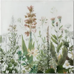 casaNOVA Wandgemälde Bild BLUME III 60 x 60 cm Leinwand/Kunststoffrahmen