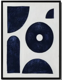 casaNOVA Wandgemälde Bild ABSTRAKT 31,5 x 41,5 cm Leinwand/Kunststoffrahmen