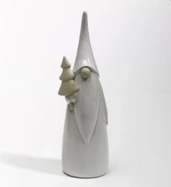 casaNOVA Weihnachten Dekofigur Weihnachtsmann 32 cm weiß /beige