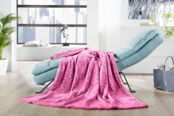 casaNOVA Wohndecke TORONTO 150 x 200 cm berry