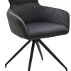 CASAVANTI Armlehnstuhl COMO grau/schwarz