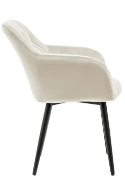 CASAVANTI Armlehnstuhl Samt creme