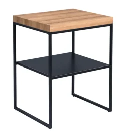 CASAVANTI Beistelltisch 50 x 62 x 40 cm Holznachbildung braun