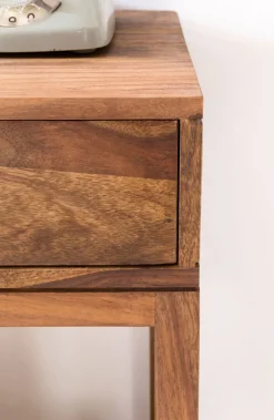 CASAVANTI Beistelltisch MUMBAI 35 x 35 cm braun