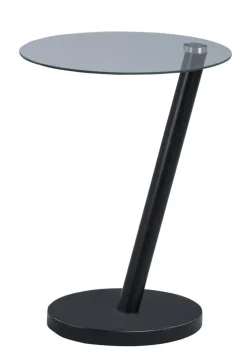 CASAVANTI Beistelltisch ONDA schwarz/ Glas