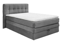 CASAVANTI Boxspringbett AMY 140 x 200 cm grau