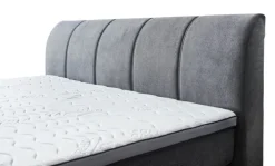 CASAVANTI Boxspringbett MALIN 180 x 200 cm grau
