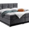 CASAVANTI Boxspringbett PORTAGE 180 x 200 cm grau