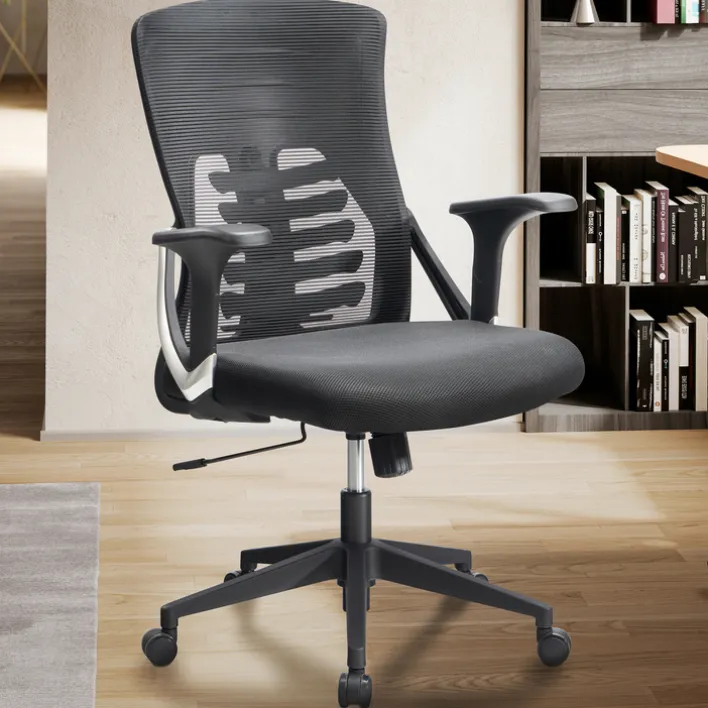 CASAVANTI Bürostuhl 65 x 104 x 65 cm Stoff schwarz