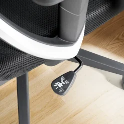 CASAVANTI Bürostuhl 65 x 104 x 65 cm Stoff schwarz