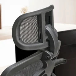 CASAVANTI Bürostuhl 68x130x68 cm Stoff schwarz