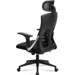 CASAVANTI Bürostuhl 65x123x65 cm Stoff schwarz