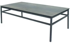 CASAVANTI Couchtisch 120 x 38 cm dunkelbraun/ schwarz