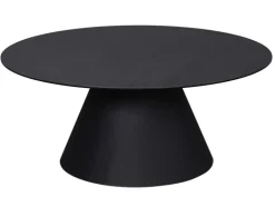 CASAVANTI Couchtisch 90 x 90 cm rund Glaskeramik bronzefarbig