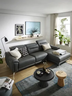 CASAVANTI Ecksofa ASTI dunkelgrau