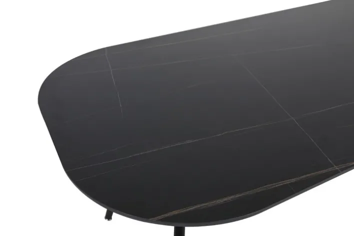 CASAVANTI Esstisch 150 x 90 cm schwarz