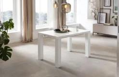 CASAVANTI Esstisch 120-240 x 80 cm weiß