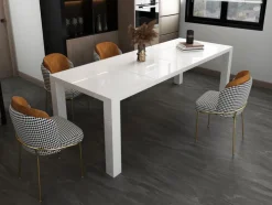 CASAVANTI Esstisch 120-240 x 80 cm weiß