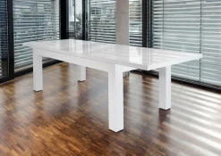 CASAVANTI Esstisch 180-260 x 90 cm weiß