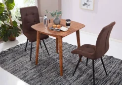 CASAVANTI Esstisch 80 x 80 x 78 cm braun