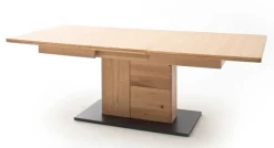 CASAVANTI Esstisch BARCELONA 100 x 180-230 cm Balkeneiche bianco