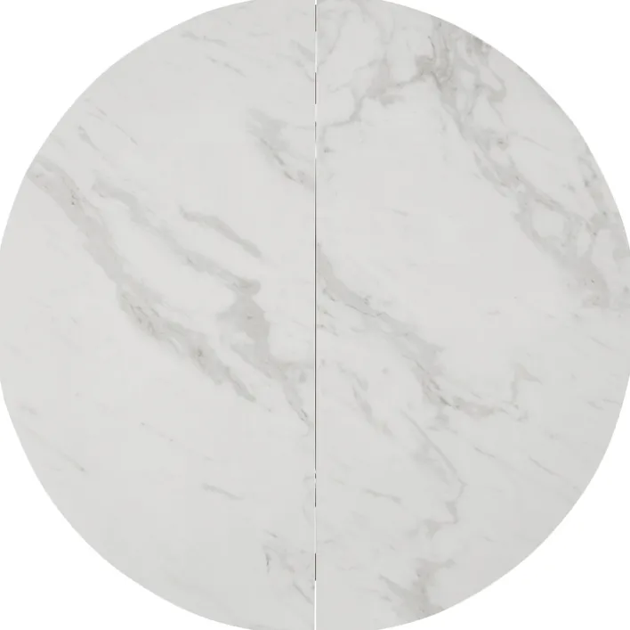 CASAVANTI Esstisch PLAZZA 120-170 x 76 cm weiß/Keramikoptik