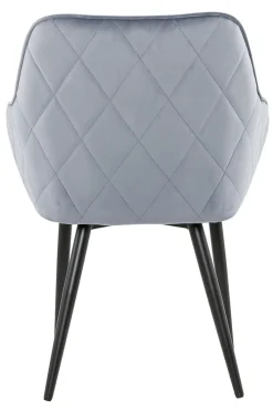 CASAVANTI Esszimmerstuhl Samt hellgrau